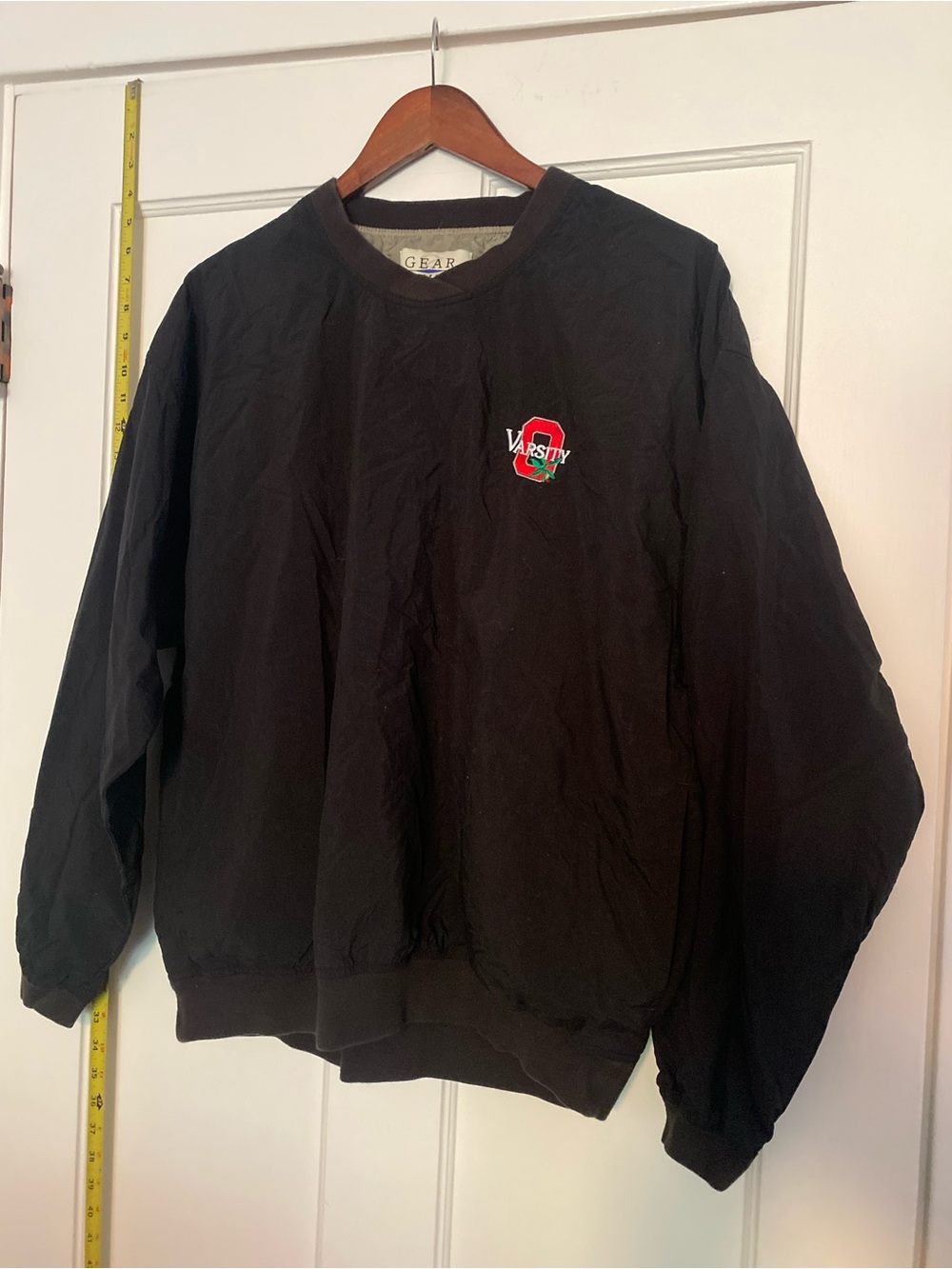 Vintage Ohio state varsity windbreaker / sideline coat